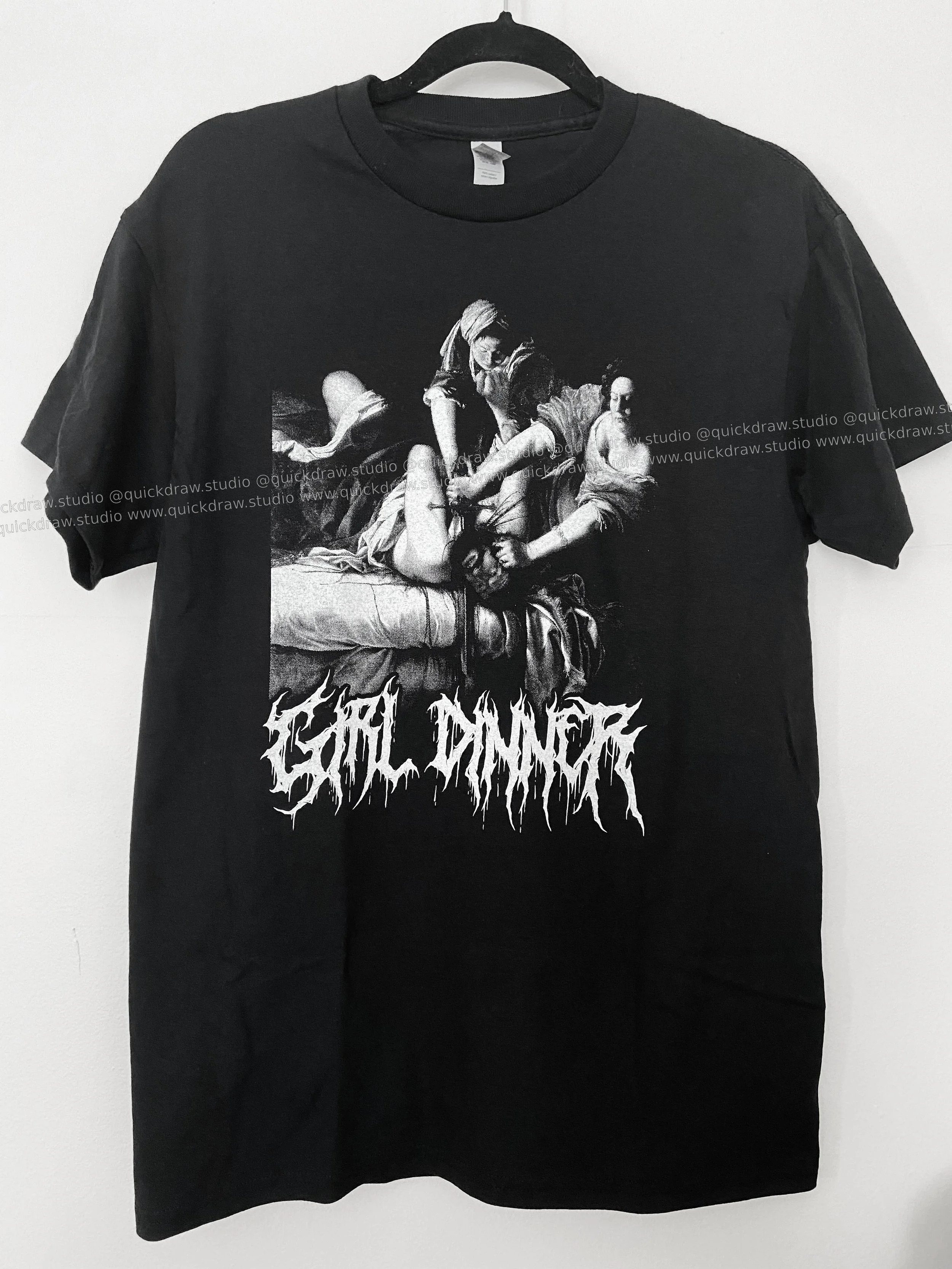 Black Metal Twin Peaks Shirt - Laura Palmer Fire Walk With Me